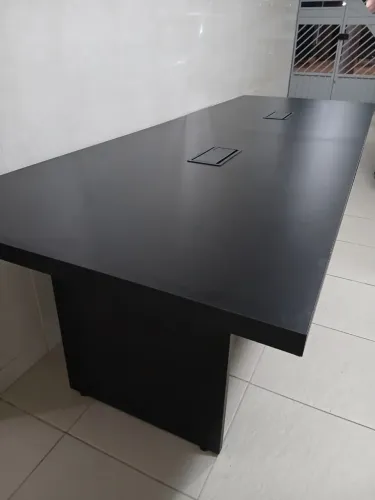 MESA MDF PRETA | 2,50 m x 90 cm