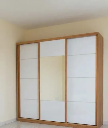 Guarda roupa com espelho casal 100%mdf 