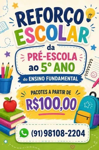 Reforço Escolar / Aulas Particulares 