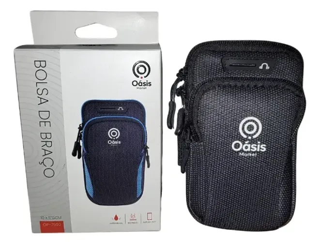 Bolsa De Braço Para Celular Até 6,3pol Oásis Fitness Esporte