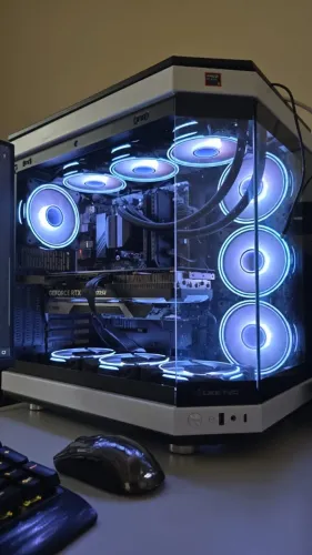 PC Gamer High-End Ryzen 9 9950X3D + RTX 4070 Ti 12GB+ 64GB DDR5 Corsair