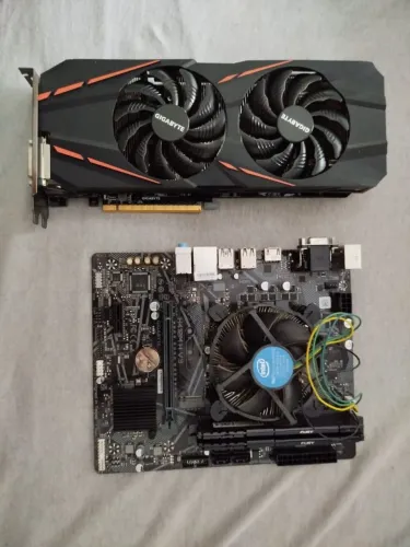 Kit i5 10400f, h410m h v3, 16gb ram hyperx, 1060 6gb.