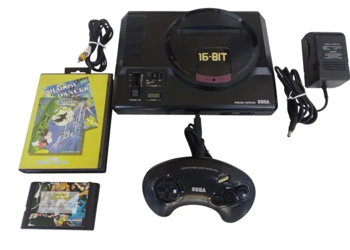 Mega drive com jogos