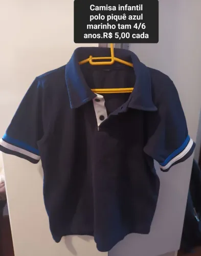Blusas menino 4 a 12 anos polo e malha