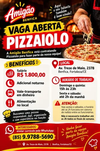 Vaga Pizzaiolo
