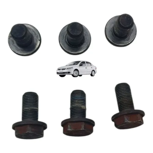 Jogo Parafuso Volante Motor Vw Voyage Gol Saveiro G5 G6