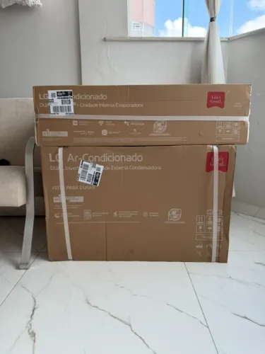 Ar Condicionado Split 12000 Btus LG Dual Inverter Voice Lacrado + Nota Fiscal + Garantia