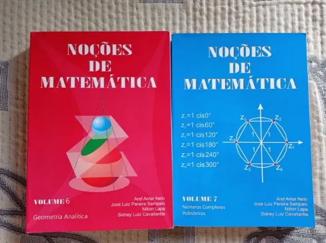Livro - Noções de Matemática Aref Vol 6 e Vol 7