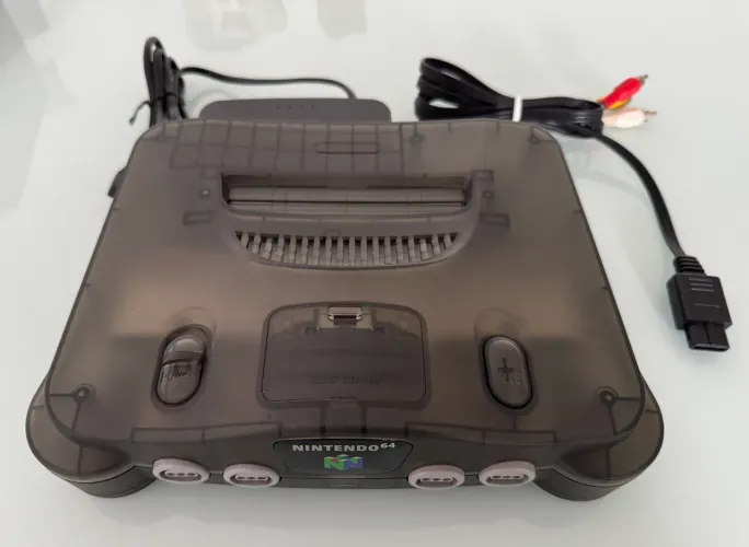 Console Nintendo 64 Translúcido Preto Revisado Full Recap