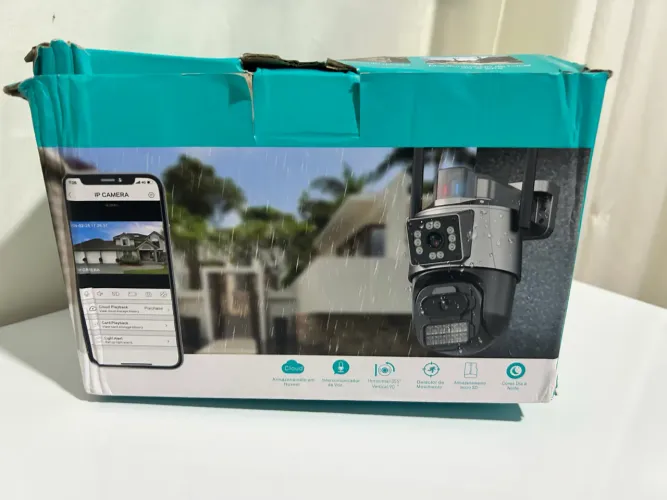 Câmera Wi-Fi inteligente exterior