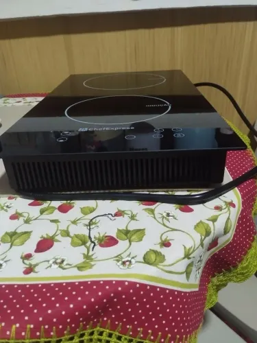 Fogão Cooktop Elétrico Chefexpress De Indução 3500w 2 Bocas