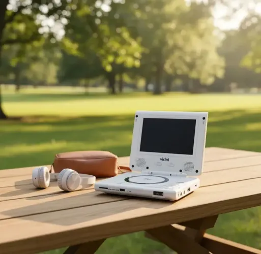 DVD Player Portátil Vicini VC-6200 com Tela + Bolsa e Acessórios