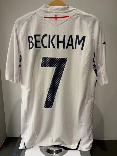 Camisa Inglaterra 2007/09 Umbro Beckham #7 Original