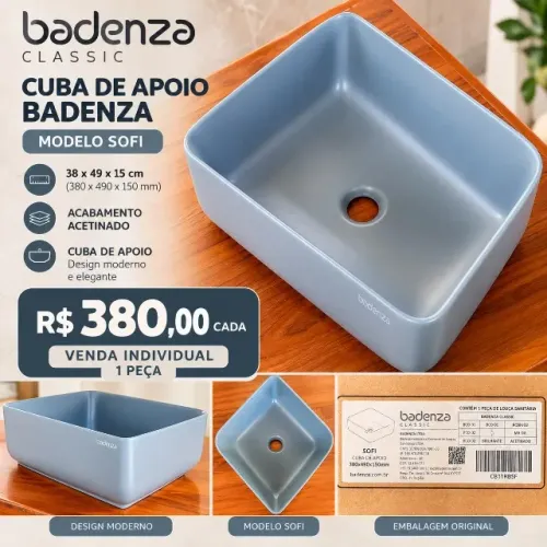 Cuba de Apoio Badenza Classic - Modelo Sofi