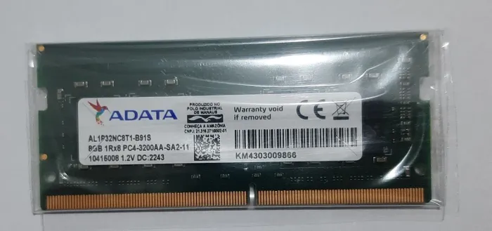 Memória DDR4 8GB Notebook 