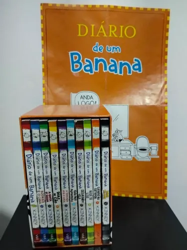 Box Diário de um Banana Vol.1 ao 10