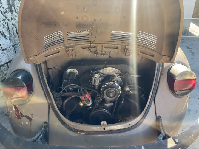 MOTOR FUSCA 1.6 COMPLETO COM CABEÇOTE | ÓTIMA BASE PARA PROJETO