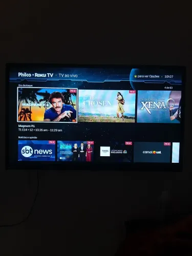 Tv philco roku novinha em perfeito estado
