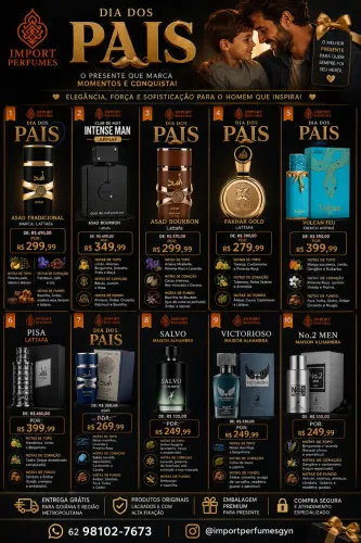 Perfume Árabe dia dos pais