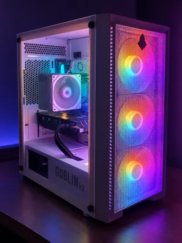 PC Gamer Roda tudo RX 6600M 8GB + 16GB RAM Asgard RGB 3200 + Fonte 500 T80 PLUS + NVME