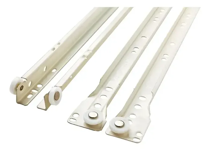 corrediça metalica 450mm- branca