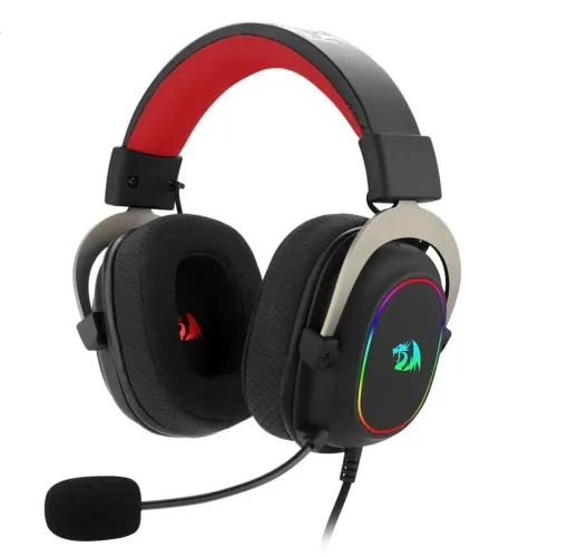 Headset Gamer Redragon Zeus X, Chroma Mk.II, RGB, Som Surround 7.1, Drivers 53mm, USB