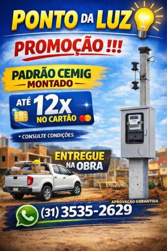 PADRÃO CEMIG MONTADO 110v/220v - a partir de: