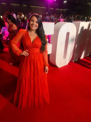 Vestido de festa Plus 