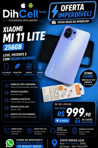 Xiaomi Mi11 Lite 256gb | azul 
