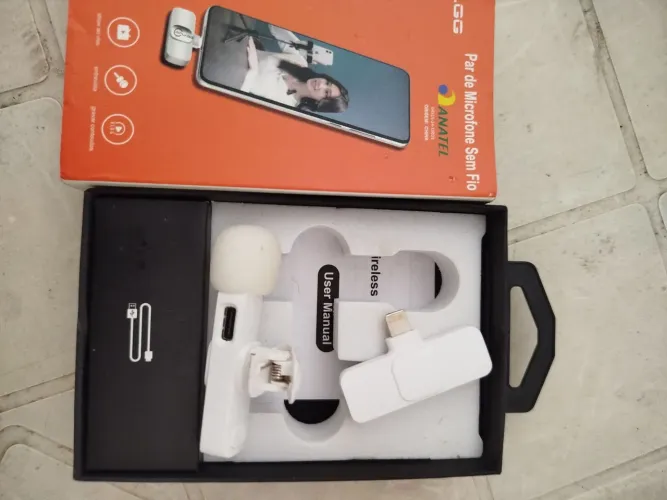 Microfone lapela para ifone