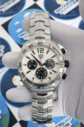 RELOGIO TG SENNA CHNOGRAPH FUNDO BRANCO