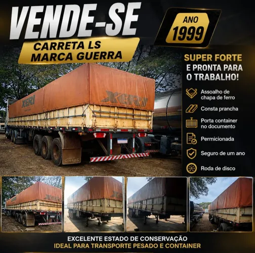 Carreta reboque graneleiro