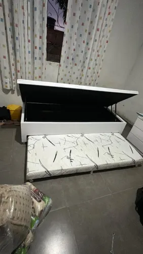 Cama baú solteiro com auxiliar nova direto da fábrica