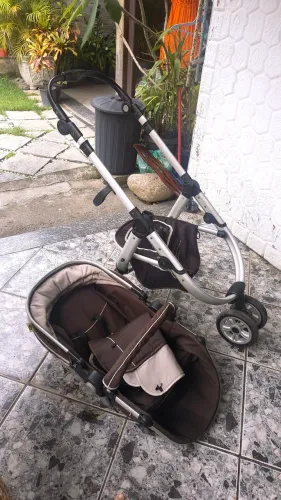 Carrinho de Bebê Moisés Dardara (Estrutura em Alumínio)