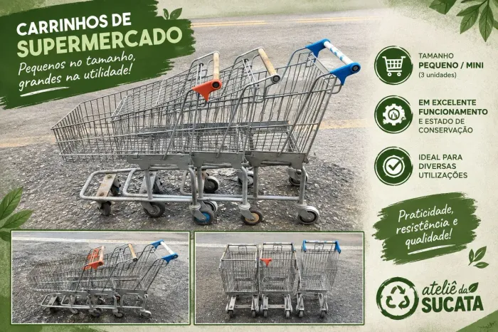 Carrinho de Supermercado Pequeno