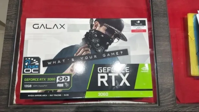 Placa de vídeo RTX 3060 galax