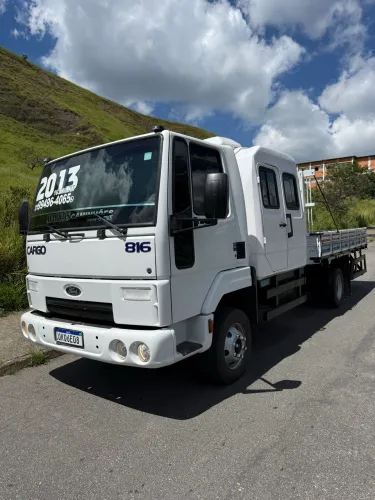 Ford cargo 816 cabine suplementar/auxiliar 8 passageiros 