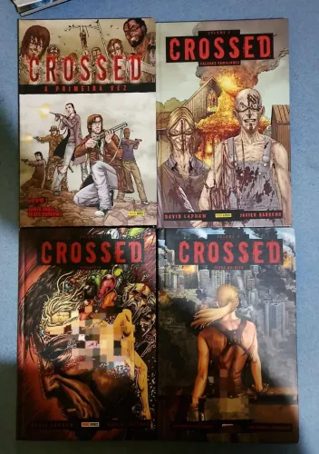 CROSSED DE GARTH ENNIS COLEÇÃO COMPLETA RARÍSSIMA HQ DE TERROR +18