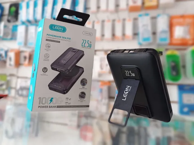 Carregador portátil indução magsafe 10.000 mAh - entrega em slz e região