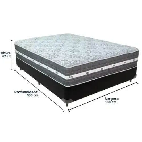 Cama Box Casal Completa D33