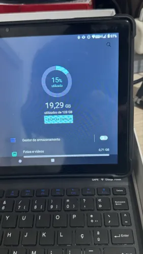 Tablet PC completo na caixa