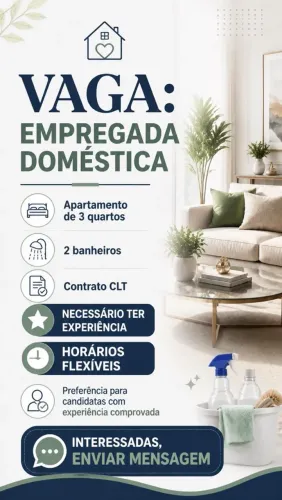 Vaga empregada doméstica 