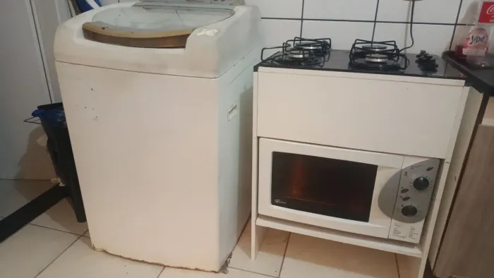 Fogão máquina de lavar geladeira