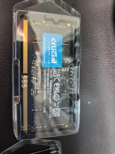 Memória RAM Crucial 16 gb ddr5 5600 MT