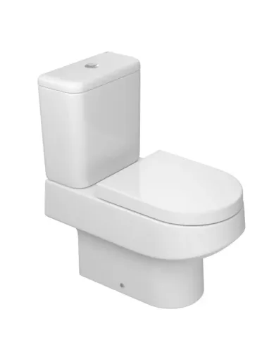 Vaso Sanitário DECA linha Carrara com caixa acoplada, assento e metais