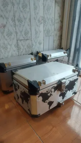 Kit Baú Braz Com Baú e bauletos laterais Alumínio