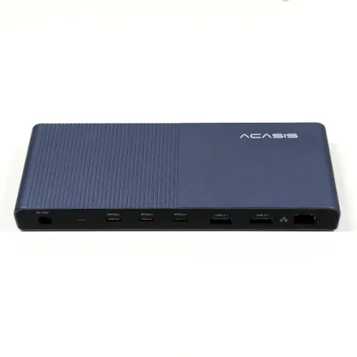 Hub Acasis Thunderbolt 40Gbps USB C 8K 4K Rede p/ Macbook PC Notebook Dell Lenovo Acer