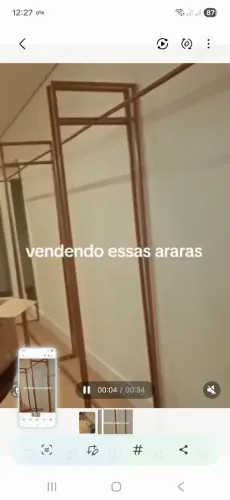 5 Araras em ferro