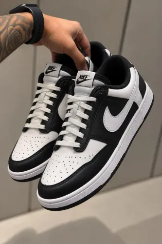 Tênis Nike Ebernon Low White Black Wolf Grey
