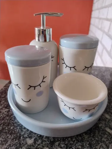Conjunto de porcelana para quarto de bebê (menino)